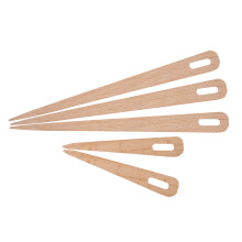 Webstuhl-Set aus Holz, robuste Bastelwerkzeuge aus Buchenholz für vielfältige Anwendungen, inklusive glatter Stricknadeln mit großem Öhr und