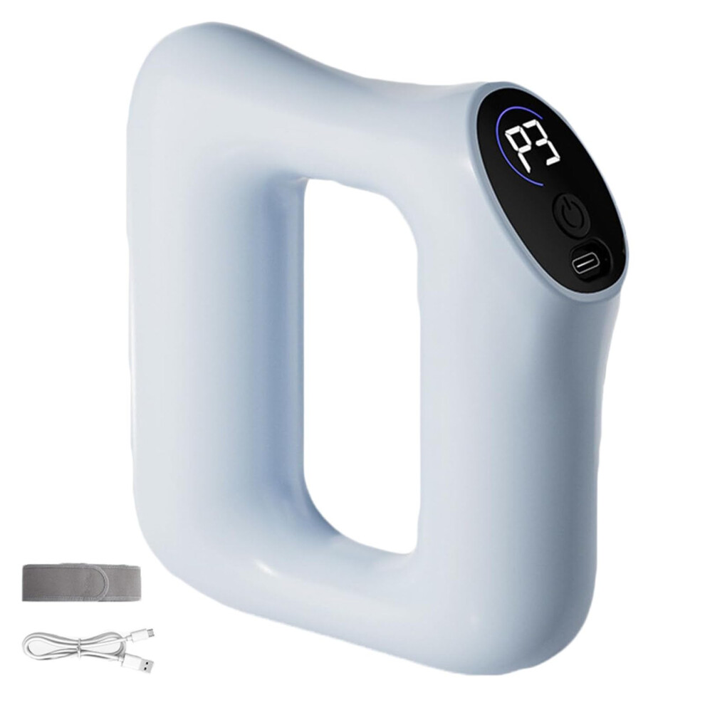 Sky Blue Fullbody Fascia Ring Wireless Electric Massager, 2In1 Fascia Massager, Abdominal Tool For Belly, Arms, Legs,
