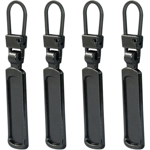 Replacement Zipper Slider for Luggage/Jackets/Backpacks/Boots (Gun Black) 1