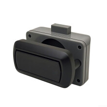 Drawer Lock Catch For Swift Caravan Chrome Push Button Latch Mechanism Zinc Alloy ABS 20mm Cutting Hole Black