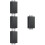 4Stk Ground Loop Isolator ABS Schwarz Für Auto- -Audiosysteme 9