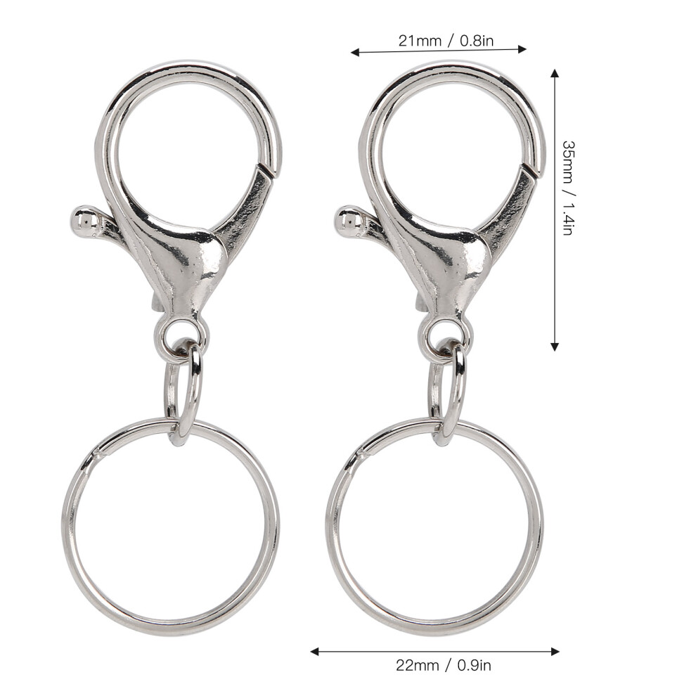 20 Stã¼Ck Schlã¼Sselanhã¤Nger-Clip, Haken, 7598290771395