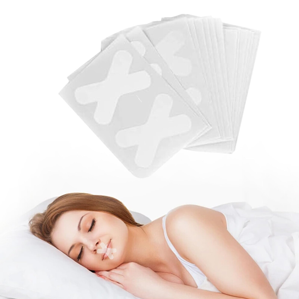 60pack sleep mouth stickers, mouth stickers for sleeping, relieve snoring, reduce mouth breathing, and promote nasal breathing habits.
