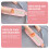 5Pièces Mesure Bébé ABS Rose Règle Précise Pour Chaussures 6