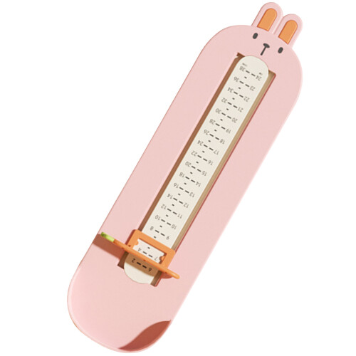 5Pièces Mesure Bébé ABS Rose Règle Précise Pour Chaussures 1