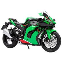 For Kawasaki Ninja ZX10R Metal DieCast Toy Car Models Sound Light Green