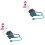8Pièces Caches Bout PVC Réutilisables Colorés Décoratives 5