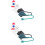 8Pièces Caches Bout PVC Réutilisables Colorés Décoratives 7