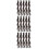 15Pièces Extensions Clips Synthétiques Ondulées Marron Faciles 5