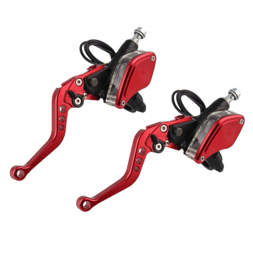 1Paire Levier Hydraulique Aluminium 22Mm 1