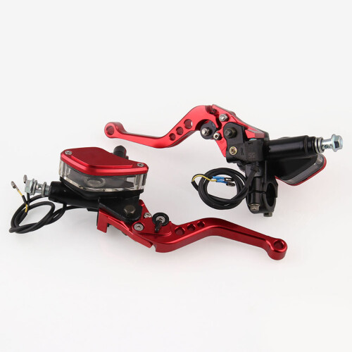 1Paire Levier Hydraulique Aluminium 22Mm 2