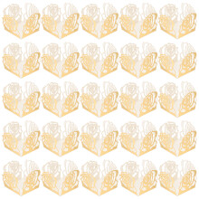 100Pièces Supports En Papier Pour Présentation Chocolatée