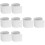 8Pcs White PVC Replacement Vertical Blind Slats for Windows 8