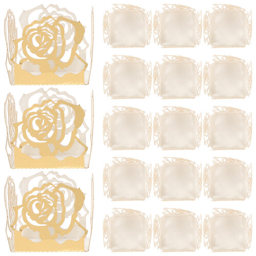 100Pièces Supports En Papier Pour Présentation Chocolatée 1