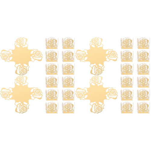 100Pièces Supports En Papier Pour Présentation Chocolatée 2