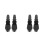 4Pièces Clé Valve Gonflable Noire Multifonction Kayak 4