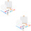 2Ensembles Ensemble Portable Avec Mini Chevalet Support 6