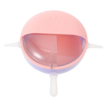 2Pièces Mangeoires PP Rose Pour Petits Animaux