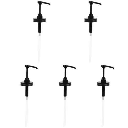 5Pièces Noir Pour Bouteilles Polyvalente Ergonomique 1