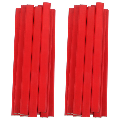 144Pièces Crayons Bois Rouges Pour Construction Et Usage Ingénierie