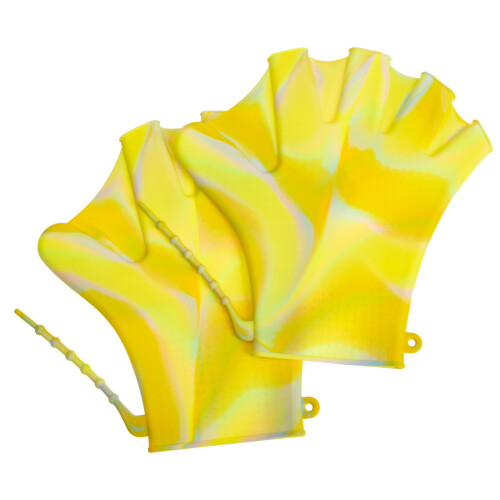 5Paires Natation Silicone Réglables Multicolores Pour