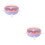 2Pièces Mangeoires PP Rose Pour Petits Animaux 8