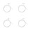 4Pièces Outil Applicateur Tube Époxy Polyuréthane 10