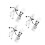 3Ensembles Jouets Robots Articulés Plastique Multi-Usage 6