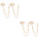 4Pièces Broche Frange Note Musicale Pin Pour Stylé 8