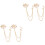 4Pièces Broche Frange Note Musicale Pin Pour Stylé 5