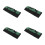 4Pièces Rangement Couteaux Chef Tissu Vert Grande 9