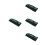 4Pièces Rangement Couteaux Chef Tissu Vert Grande 7