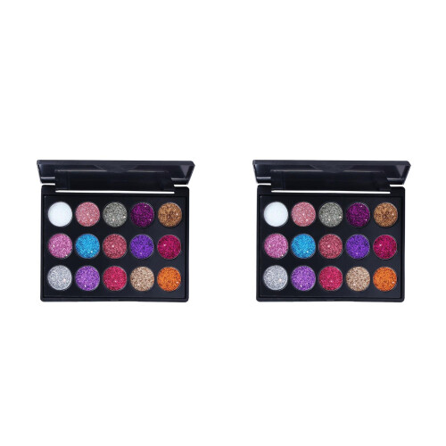 2Pièces Palette 15 Ombres À Paupières Variées 2