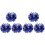 6Pièces Pom Poms Cheerleader Plastiques Confortable 4