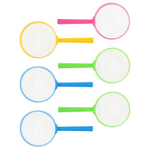 18Pièces Loupe Manipulable Blanche Enfants Découverte Naturelle