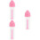 3Pièces Stylets Lentilles Roses Silicone Doux Réutilisables Sécurisés 7