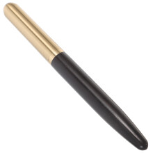 5Pièces Stylos Plume Business Noir Bois Métal