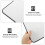 4Pièces Tableau Portable Double Face Surface Lisse 10