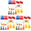 3Ensembles Mini Clôtures De Circulation Plastique Multi-Couleurs Jeux 6