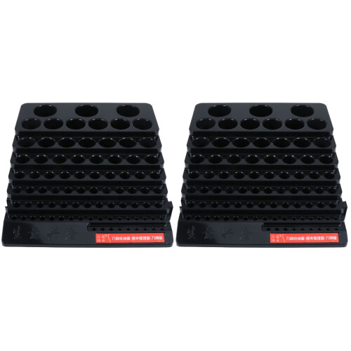2Pièces De Rangement Cutter Noir, Écologique 1