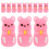 36Pièces Accessoires Crayons Silicone Rose Designs Cartoon Pour 1