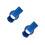 2Pcs Blue Grain Container Outlet Plastic Efficient Flow and Easy Clean 6
