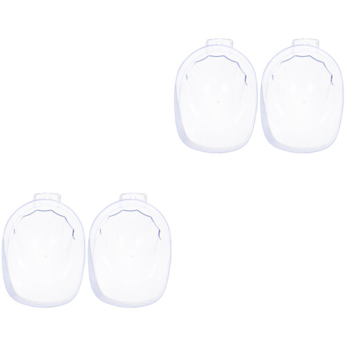 4Pièces Récipients Transparente Pour Bain Et Entretien Ongles 1