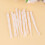 18Pièces Bâtonnets Silicone Blancs Réutilisables Pour Artisanat DIY 10