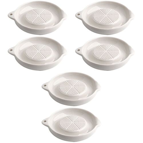 6Pièces Pilons Céramiques Blancs Pour Purée Épices 2