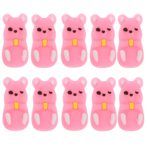 36Pièces Accessoires Crayons Silicone Rose Designs Cartoon Pour 1