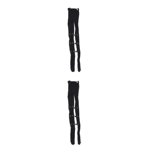 2Paires Bas Nylon Femme Élasticité 1