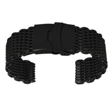 3PiÚces Bracelet Requin Acier Noir Stylé