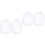 4Pièces Récipients Transparente Pour Bain Et Entretien Ongles 3