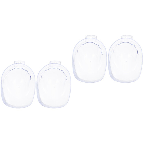 4Pièces Récipients Transparente Pour Bain Et Entretien Ongles 2